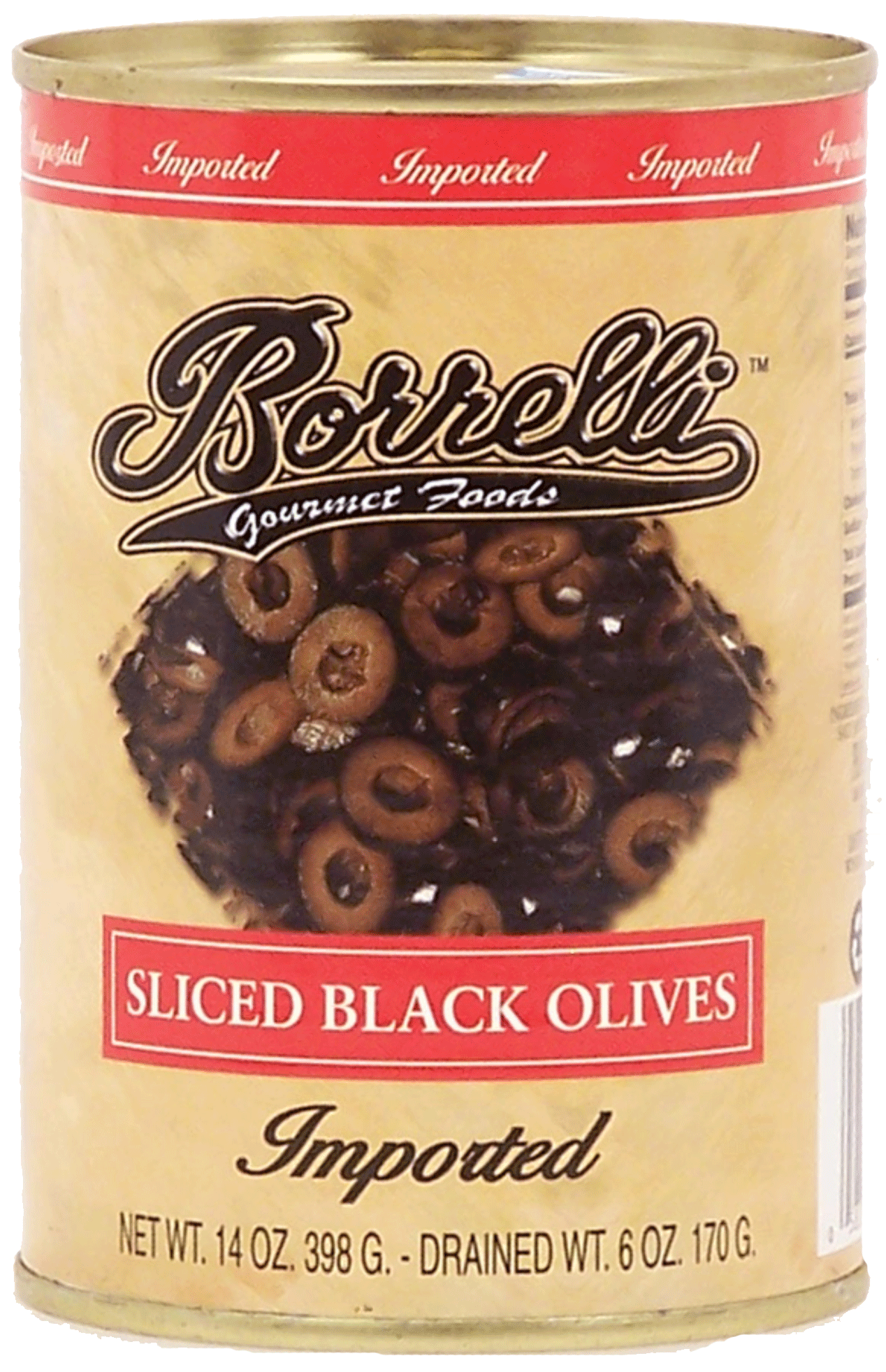 Borrelli  sliced black olives Full-Size Picture